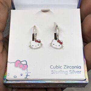 Hello Kitty Sterling Silver Earrings